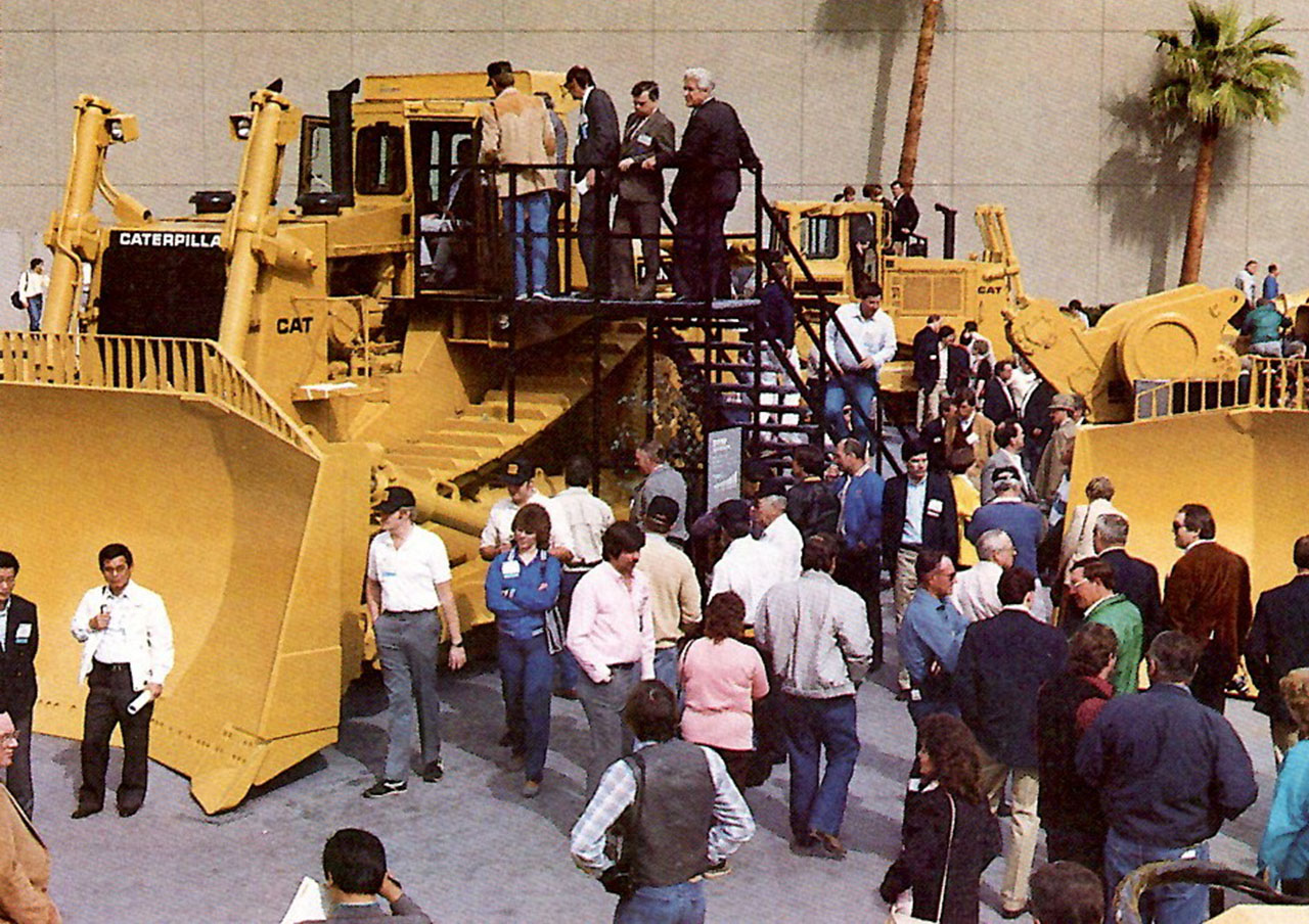 Caterpillar D11N track type tractor at Conexpo 87