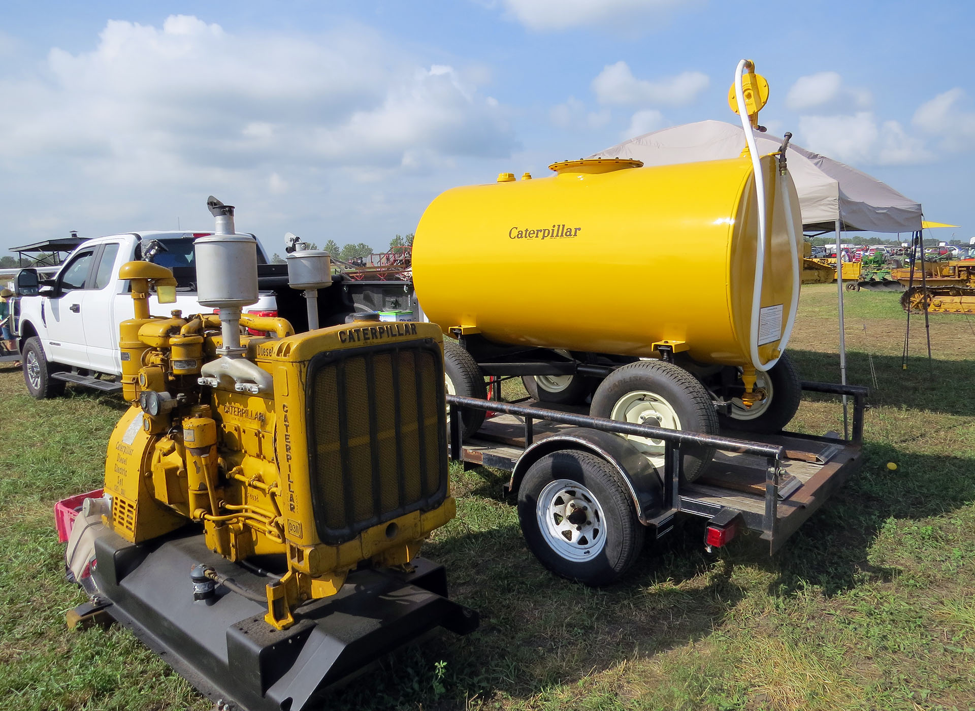 Joe Mancusso’s D311 generator and fuel tank