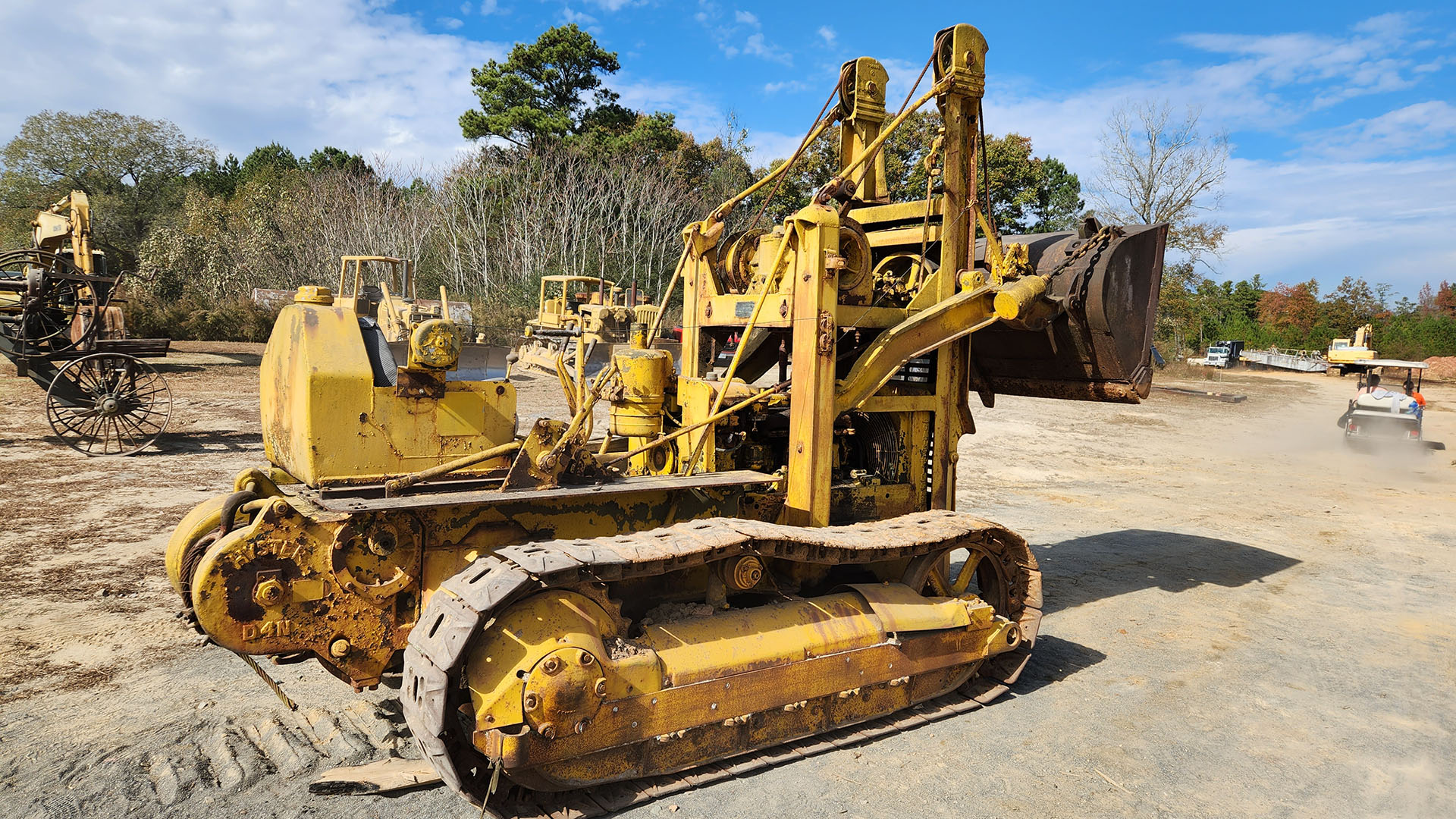 Cat D4 Trackscavator at the 100 Years of Progress show at Ederville in Carthage, NC