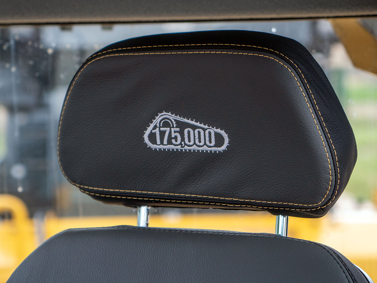 Custom headrest in the 175K High Drive Medium TTT machine #1