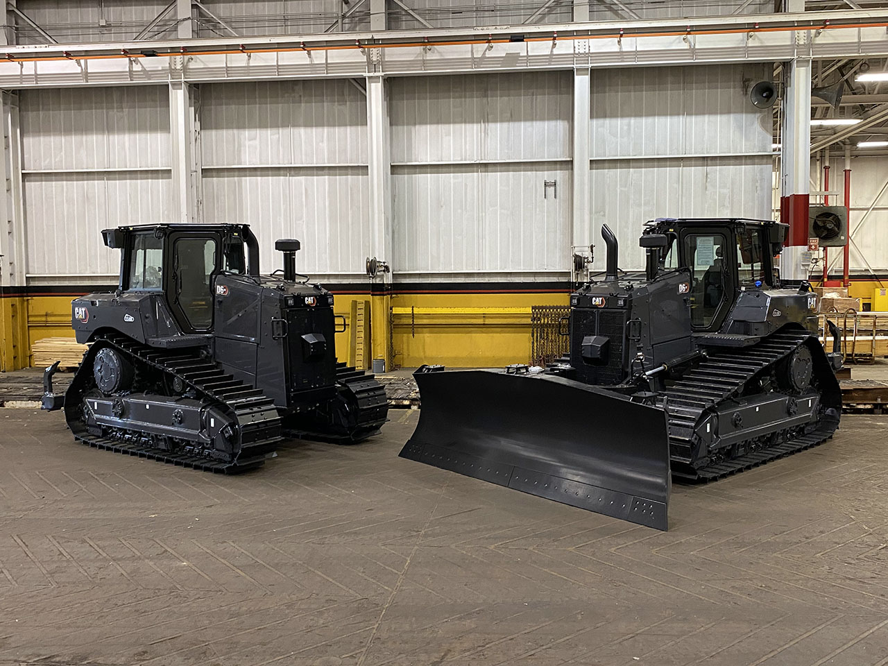 175K machine #1 and #2 on factory shipping floor